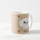 Perserkatze Fleur De Lis Tasse (VorderseiteRechts)