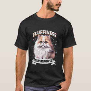 Perserkatze FLÜSCHIGKEIT IST MEINE SUPERKRAFT Vint T-Shirt