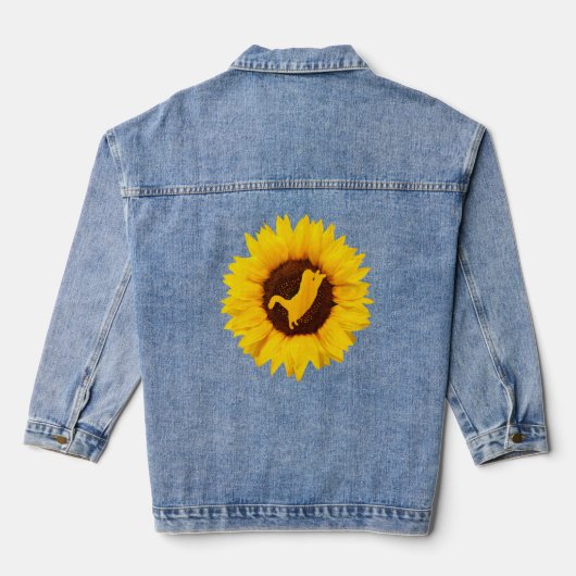 Perserkatze für Frauen Männer Kitty Kitten Sonnenb Jeansjacke (Rückseite)