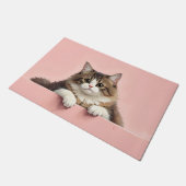 Perserkatze Fußmatte Kunst (Schrägansicht)