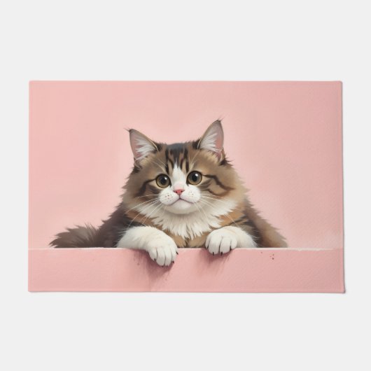 Perserkatze Fußmatte Kunst (Vorderseite)