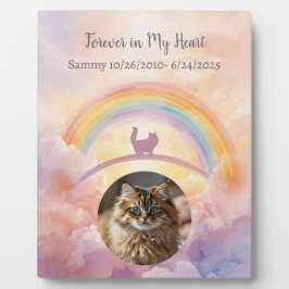 Perserkatze Haustier Gedenkfotoplakette Fotoplatte