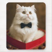 Perserkatze in Valentins-Schachtel Mousepad (Vorne)