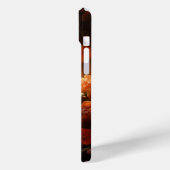 Perserkatze mit Blume Case-Mate iPhone Hülle (Rückseite / Links)