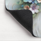 Perserkatze mit Blumenlaurel Mousepad (Ecke)