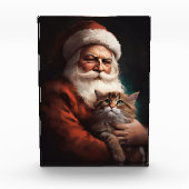 Perserkatze mit Weihnachtsfeiertag Fotoblock (Vorderseite)