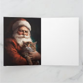 Perserkatze mit Weihnachtsfeiertag Karte (Innenseite)