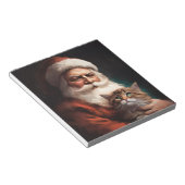 Perserkatze mit Weihnachtsfeiertag Notizblock (angewinkelt)