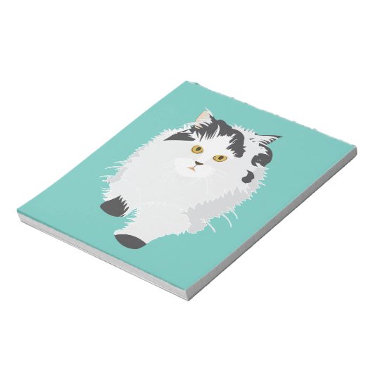 Perserkatze Notizblock (Rotiert)