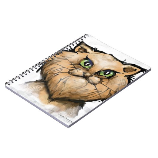 Perserkatze Notizblock (Linke Seite)