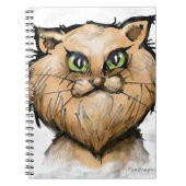 Perserkatze Notizblock (Vorderseite)