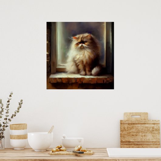 Perserkatze Poster (Küche)