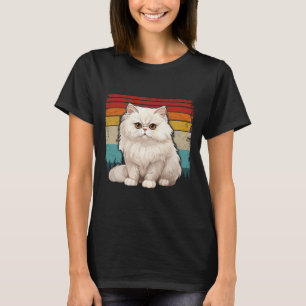 Perserkatze Vintage abgenutzt Retro-Stil Cool Pe T-Shirt
