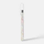 Perserkatze Wasserfarbenporträt iPhone Hülle (Linke Seite)