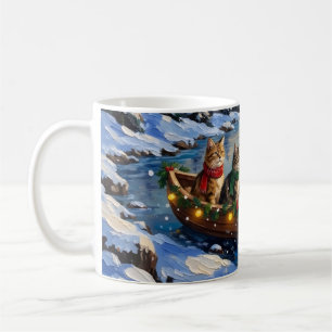 Perserkatze Weihnachtsboot Urlaub Kaffeetasse