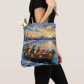 Perserkatze Weihnachtsboot Urlaub Tasche (Von Nahem)
