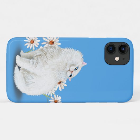 Perserkatze, weiß Case-Mate iPhone hülle (Rückseite (Horizontal))