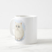 Perserkatzen-Cartoon Kaffeetasse (Vorderseite Links)