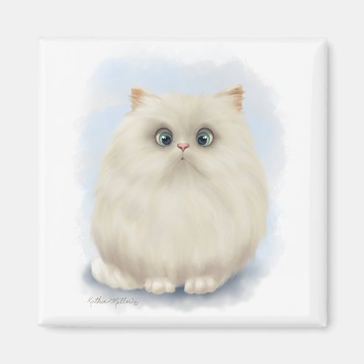 Perserkatzen-Cartoon Magnet (Vorne)