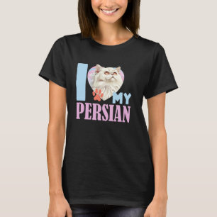 Perserkatzen ICH LIEBE MEINE PERSERKATZE Besitzer T-Shirt