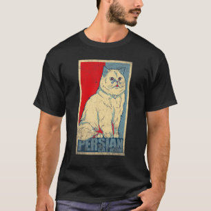 Perserkatzen-Mama Vintage Weibliche Katzenbesitzer T-Shirt