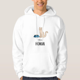 Perserkatzen-T-Shirt mit Tan-Fell-Muster Hoodie