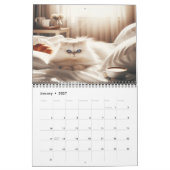 Perserkatzenarm ganzjährig 20XX Kalender (Jan 2027)