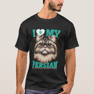 Perserkatzenbesitzer ICH LIEBE MEINE PERSER Katzen T-Shirt