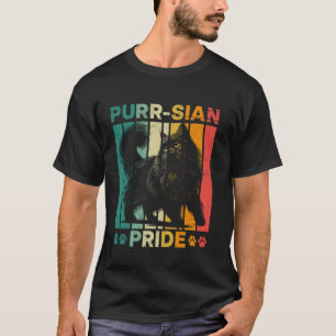 Perserkatzenbesitzer PURR-SIAN PRIDE Vintage Perse T-Shirt
