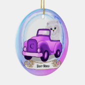 Perserkatzenwagen Keramik Ornament (Rechts)