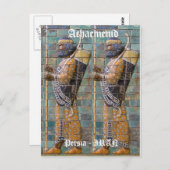 Perserkrieger Postkarte (Vorne/Hinten)