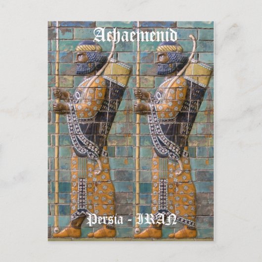 Perserkrieger Postkarte (Vorderseite)