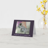 Persersche humorvolle Einstellung Karte (Gelbe Blume)