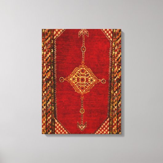 Perserteppich aus antik - fett leinwanddruck (Vorderseite)