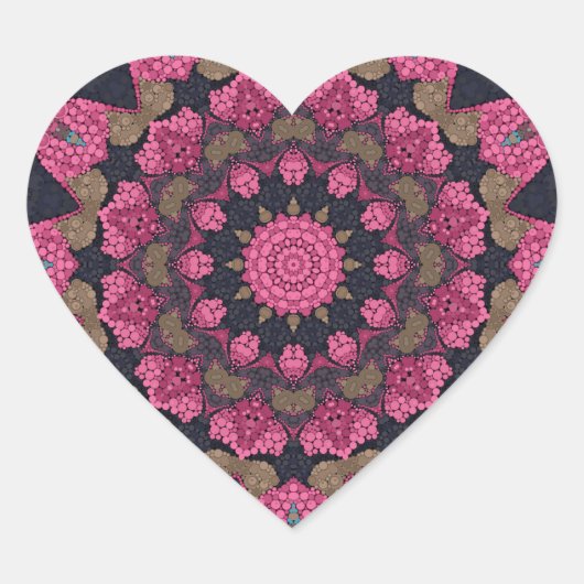 Perserteppich Herz-Aufkleber (Vorderseite)