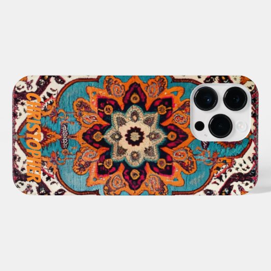 Perserteppich iPhone Hülle (Rückseite (Horizontal))