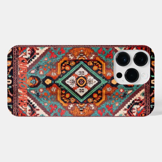 Perserteppich iPhone Hülle (Rückseite (Horizontal))