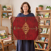 Perserteppich -kühnes Design Fleecedecke