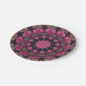 Perserteppich Pappteller (Schrägansicht)