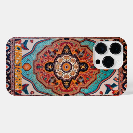 Perserteppich Vintag iPhone Hülle (Rückseite (Horizontal))