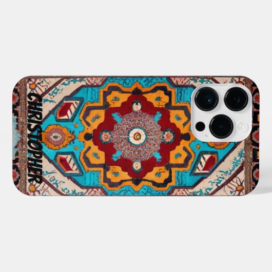 Perserteppich Vintag iPhone Hülle (Rückseite (Horizontal))
