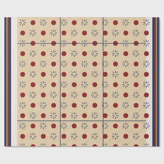 Perserteppichmuster  geschenkpapier (Flach)