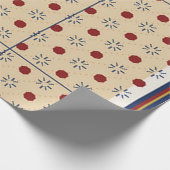 Perserteppichmuster  geschenkpapier (Ecke)
