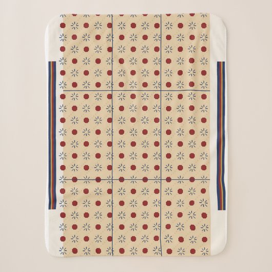 Perserteppichmuster  sherpadecke (Vorderseite)