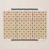 Perserteppichmuster  sherpadecke (Vorderseite (Horizontal))