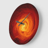 Perseus A Galaxy Große Wanduhr (Winkel)