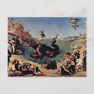 Perseus befreit Andromeda von Piero Di Cosimo Postkarte