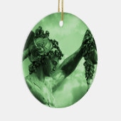 Perseus gegen Medusa Keramik Ornament (Rechts)