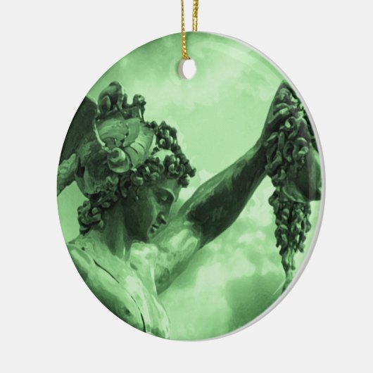 Perseus gegen Medusa Keramik Ornament (Links)