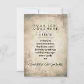 Perseus mit dem Kopf der Medusa Einladung (Rückseite)